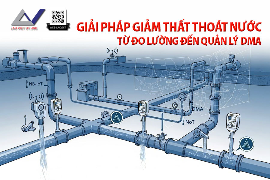 Giải Pháp Giảm Thất Thoát Nước NRW Từ Đo Lường Đến Quản Lý DMA