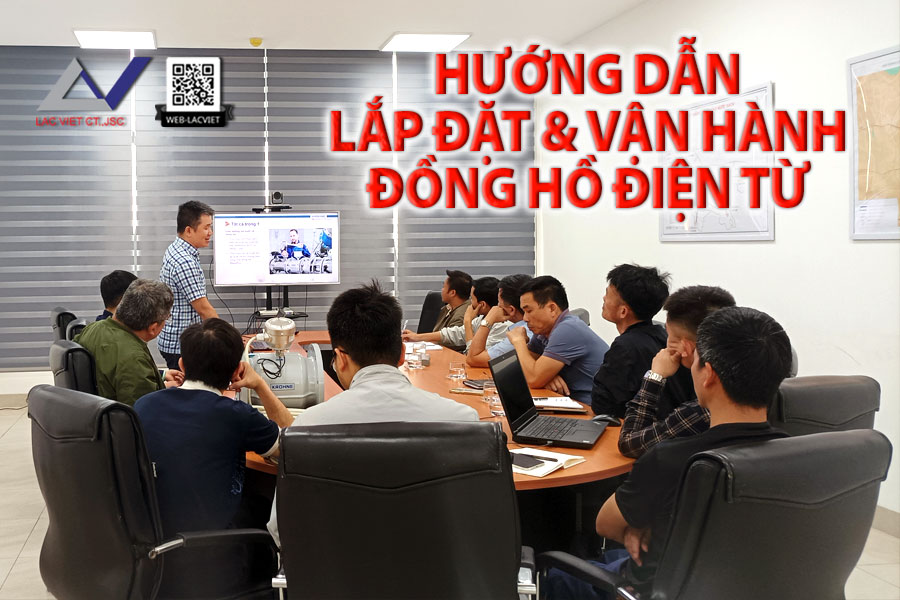 Hướng dẫn lắp đặt Waterflux 3070 DN300–DN600 cho Nhà máy nước mặt Sông Hồng