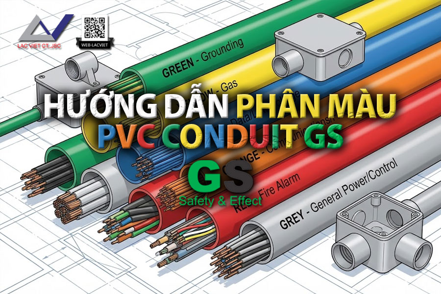 Ý Nghĩa Màu Sắc Ống PVC Conduit Trong Hệ Điện