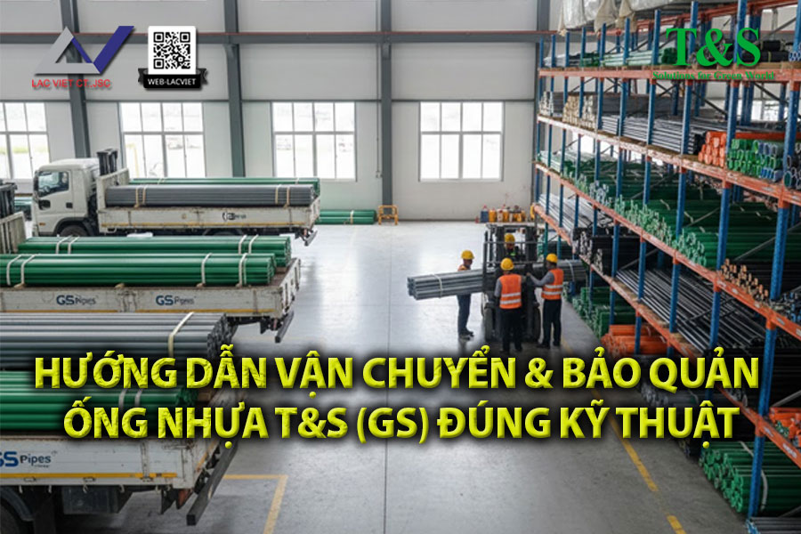 Hướng dẫn vận chuyển & bảo quản ống nhựa T&S (GS) đúng kỹ thuật