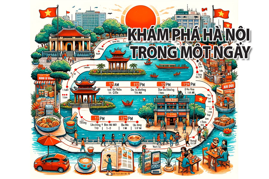 Lịch trình khám phá Hà Nội trong một ngày (24 giờ)