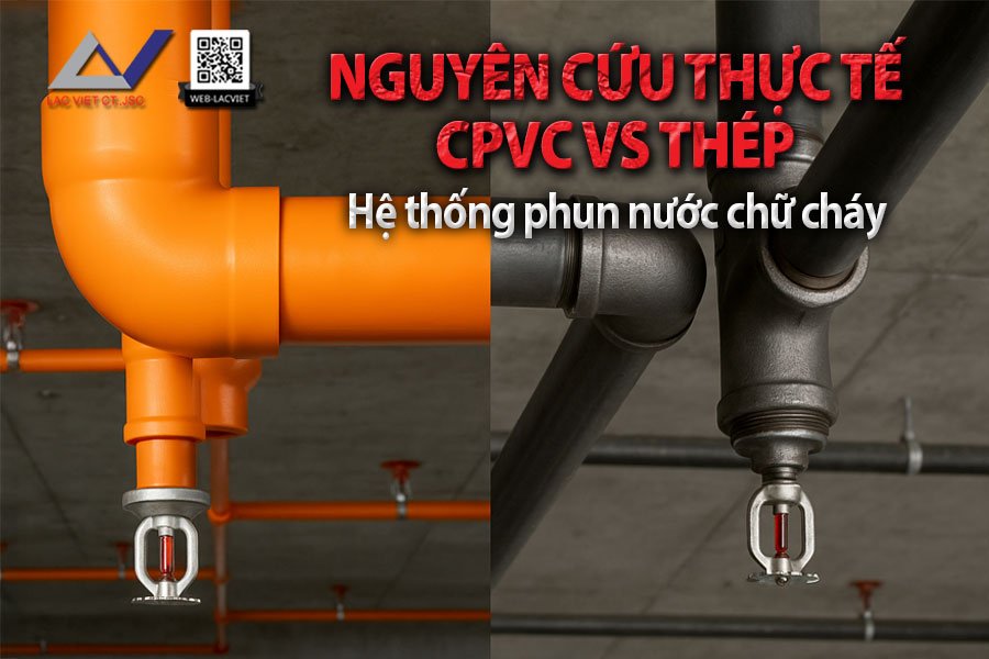 Nghiên cứu thực tế: Hệ thống phun nước CPVC với ống thép truyền thống