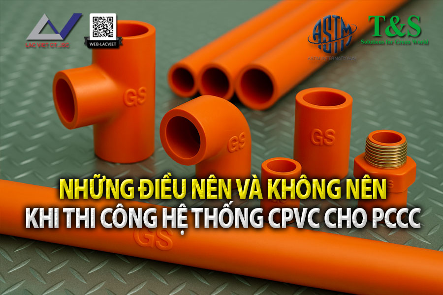 Những điều nên & không nên khi thi công hệ CPVC - Hướng dẫn thực tế