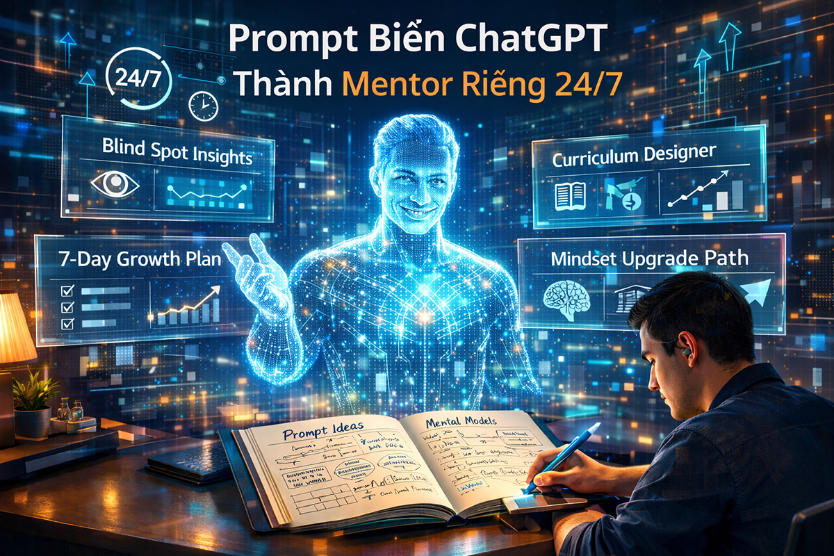 Prompt Biến ChatGPT Thành Mentor Riêng 24/7