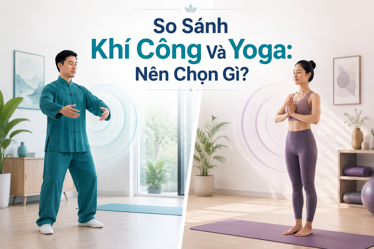 So sánh khí công và yoga — nên chọn gì?