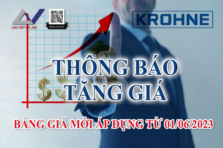 📣Thông báo tăng giá Krohne