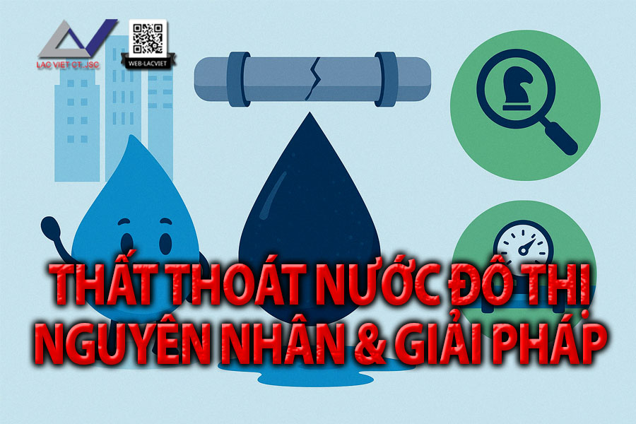 Thất thoát nước đô thị: Nguyên nhân và giải pháp công nghệ toàn diện