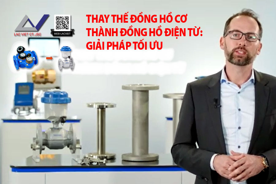 Thay thế đồng hồ nước dạng cơ bằng đồng hồ nước dạng điện từ