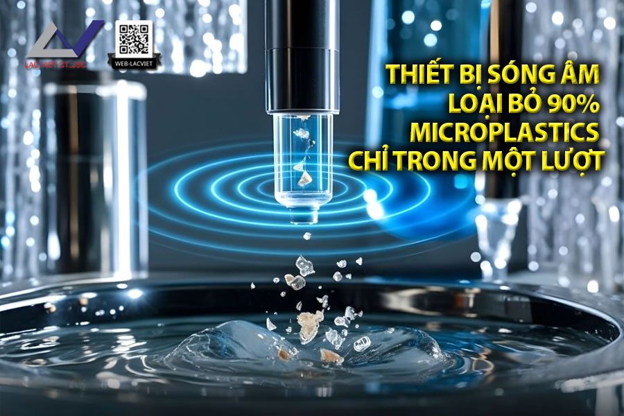 Thiết Bị Sóng Âm Loại Bỏ 90% Microplastics Chỉ Trong Một Lượt 🔬💧
