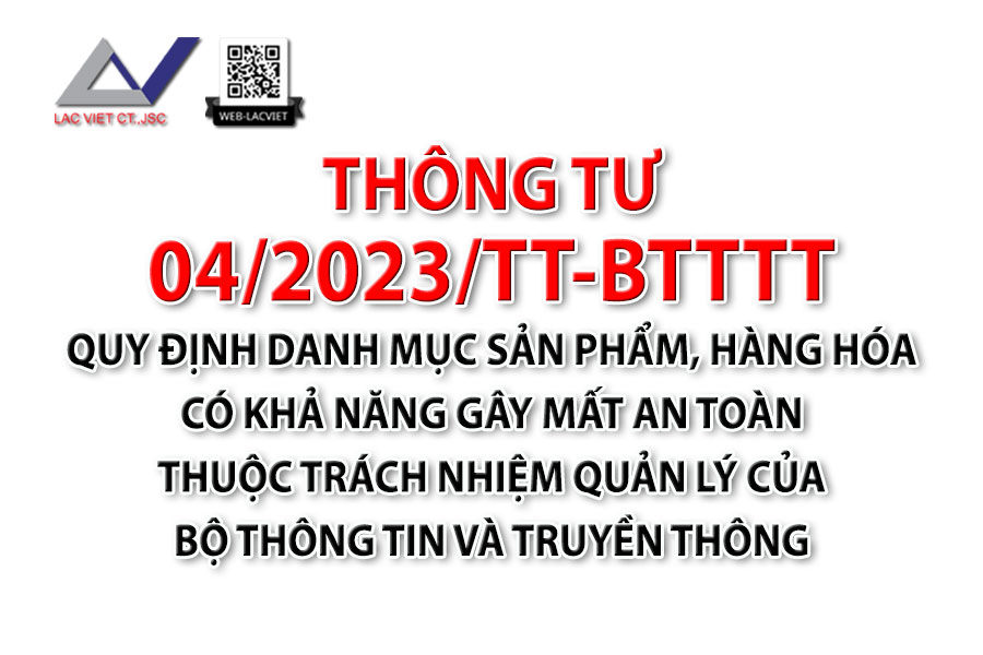 Thông tư số 04/2023/TT-BTTTT