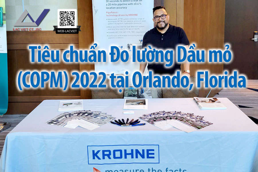 Tiêu chuẩn Đo lường Dầu mỏ (COPM) 2022 tại Orlando, Florida | Krohne
