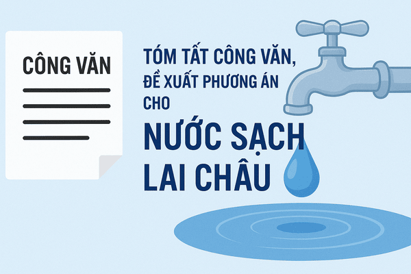 Tóm Tắt Công Văn & Đề Xuất Phương Án Cho Nước Sạch Lai Châu