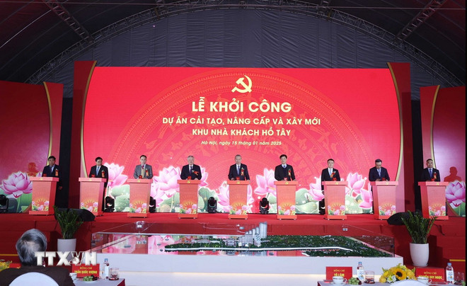 Khởi công dự án nhà khách Hồ Tây