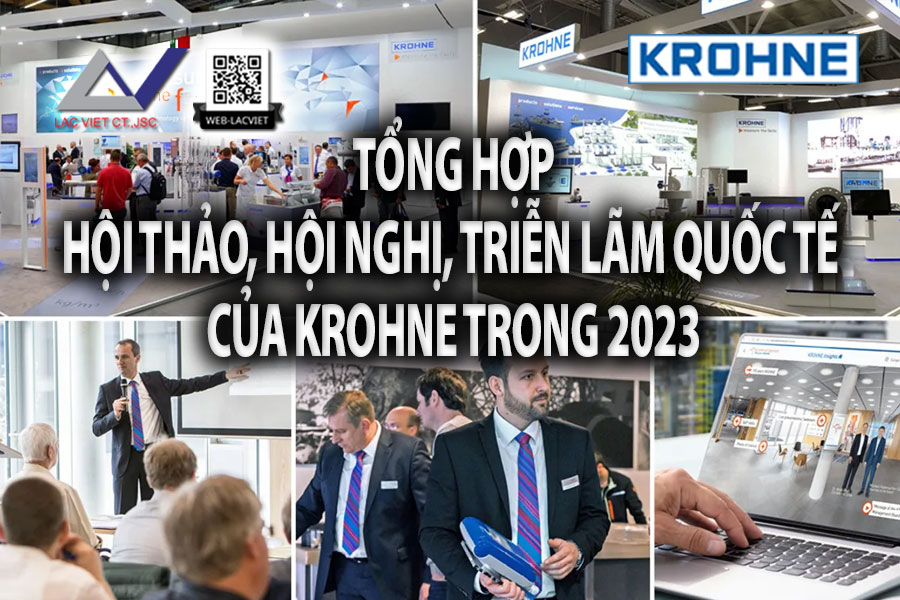 Tổng hợp hội thảo, hội nghị, triễn lãm của Krohne năm 2023