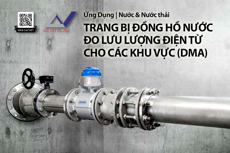 Trang bị Đồng hồ nước điện từ cho các khu vực (DMA)