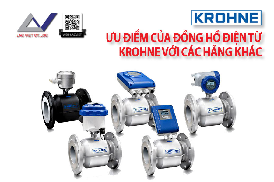 Ưu điểm của Đồng hồ đo lưu lượng điện từ Krohne so với các Hãng khác