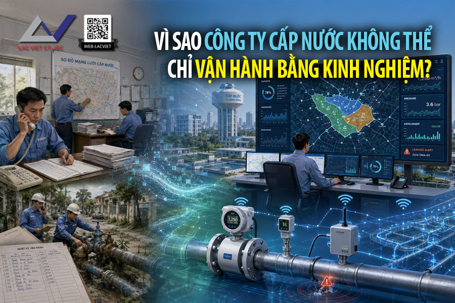 Vì Sao Công Ty Cấp Nước Không Thể Chỉ Vận Hành Bằng Kinh Nghiệm?