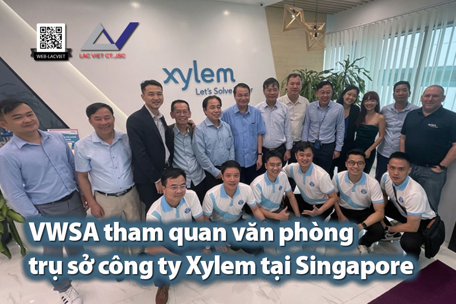 VWSA tham quan văn phòng trụ sở công ty Xylem tại Singapore