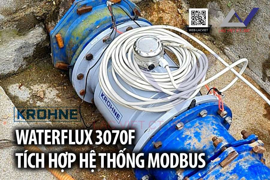 Đồng hồ điện từ WATERFLUX 3070 tích hợp hệ thống MODBUS tại Việt Nam