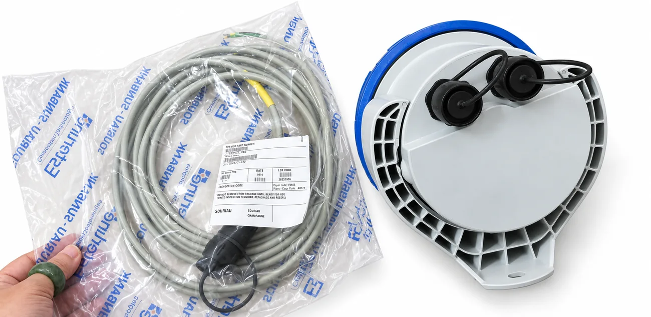 Cáp và converter IFC 070 F khi mở kiện – KROHNE WATERFLUX 3070