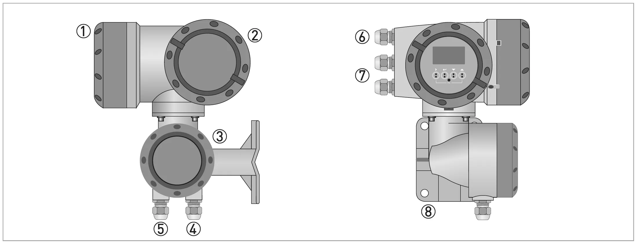 Construction of the field housing (F)