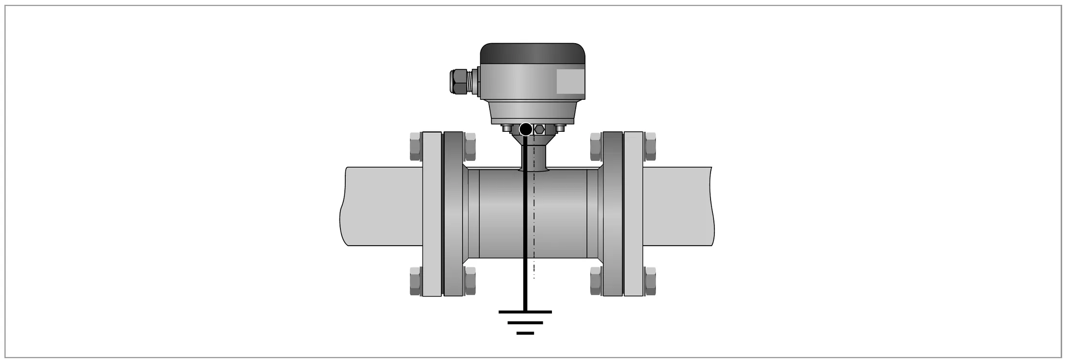 Virtual reference – no grounding rings