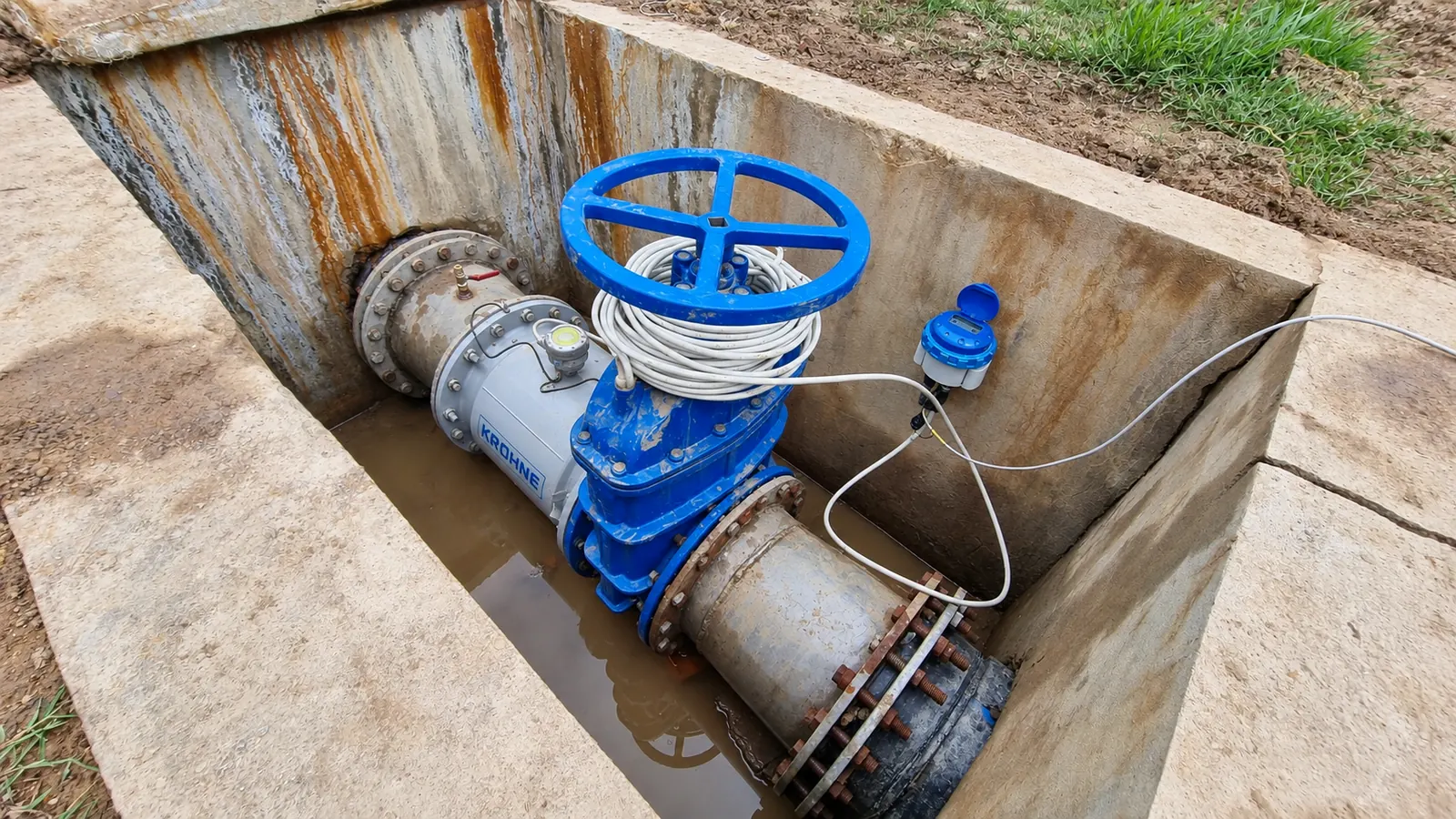 Tổng quan hố van – WATERFLUX 3070 F DN400