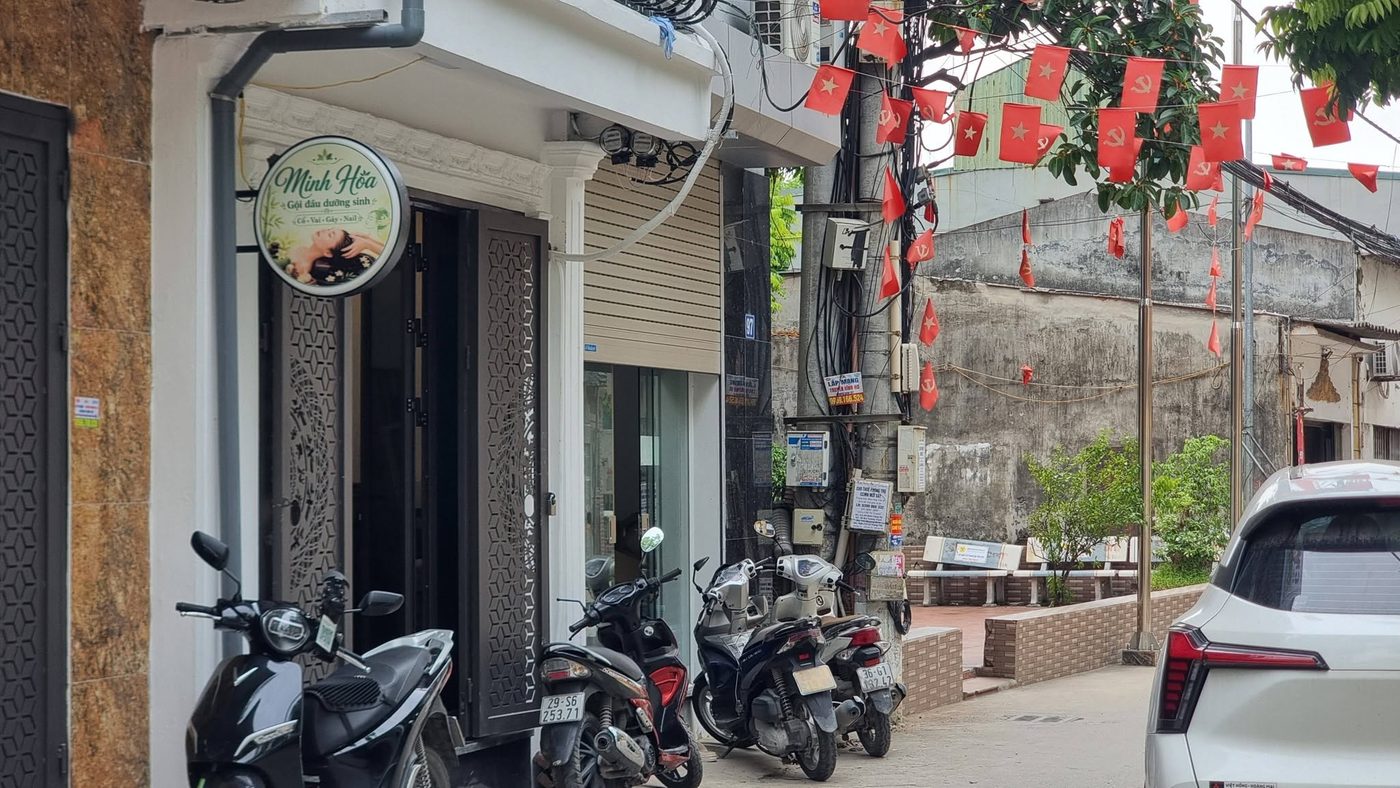 Mặt tiền Minh Hòa tại 95B Ngõ 99 Ngách 110 Phố Định Công Hạ