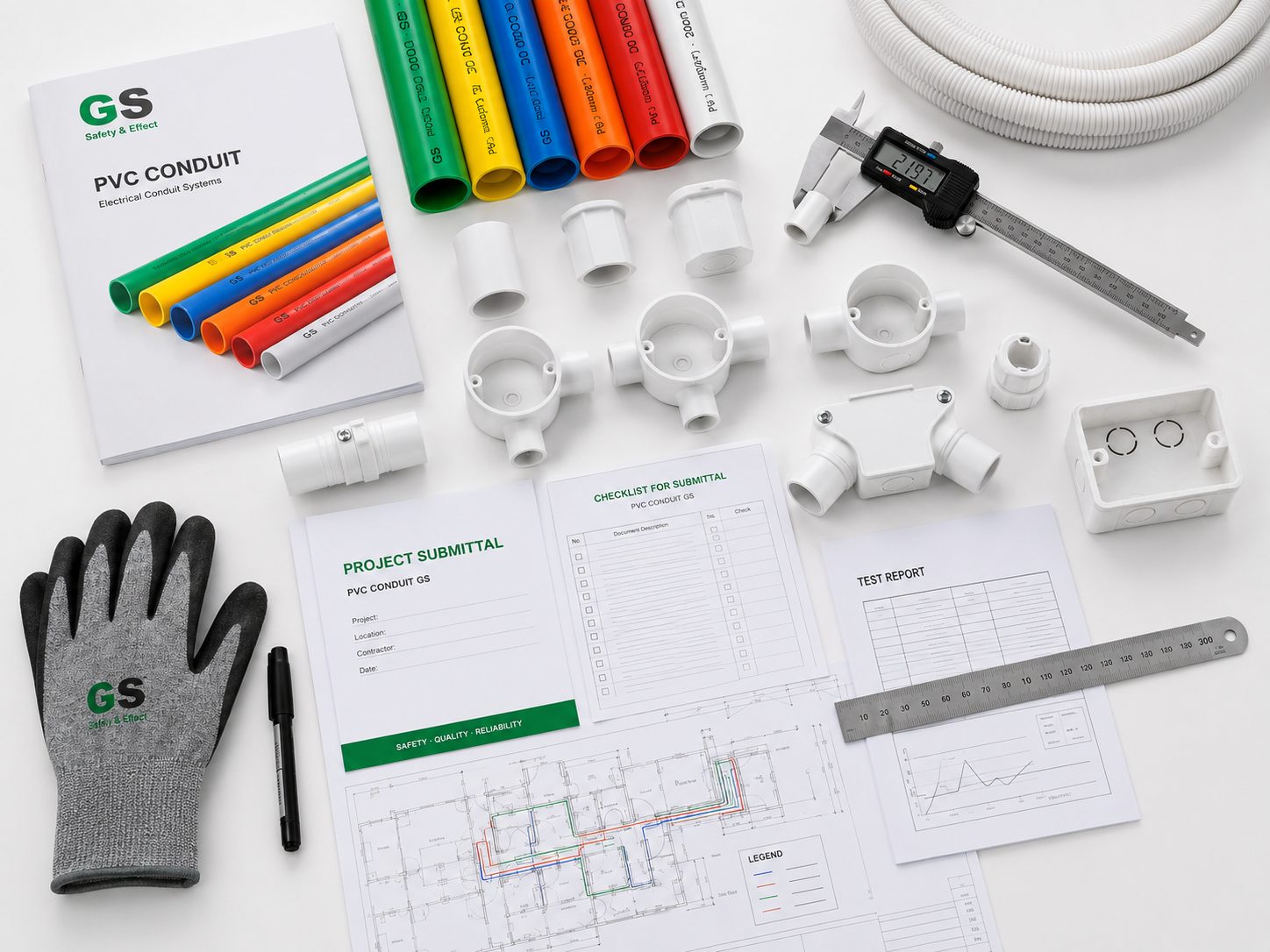 Kiểm định chất lượng ống PVC Conduit GS trong sản xuất