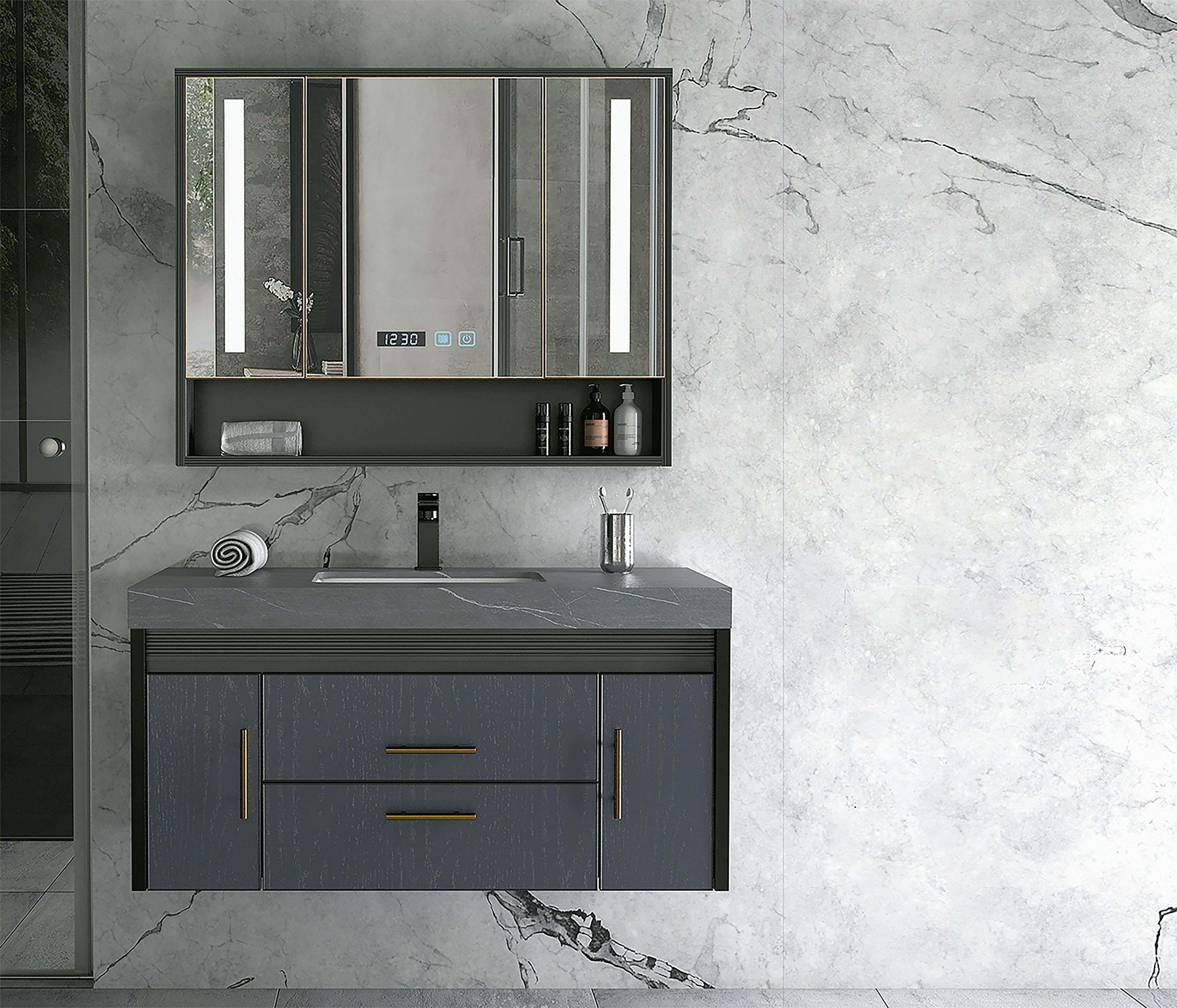 Tìm hiểu về kích thước và mẫu tủ chậu lavabo phù hợp cho phòng tắm