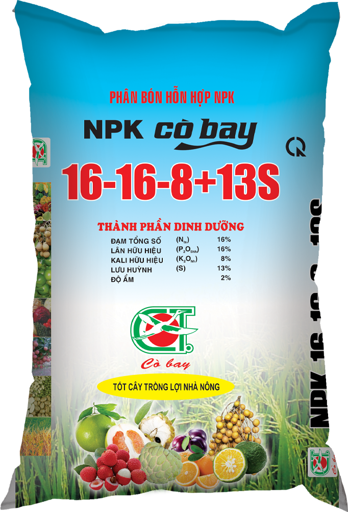 PHÂN BÓN NPK 16-16-8+13S