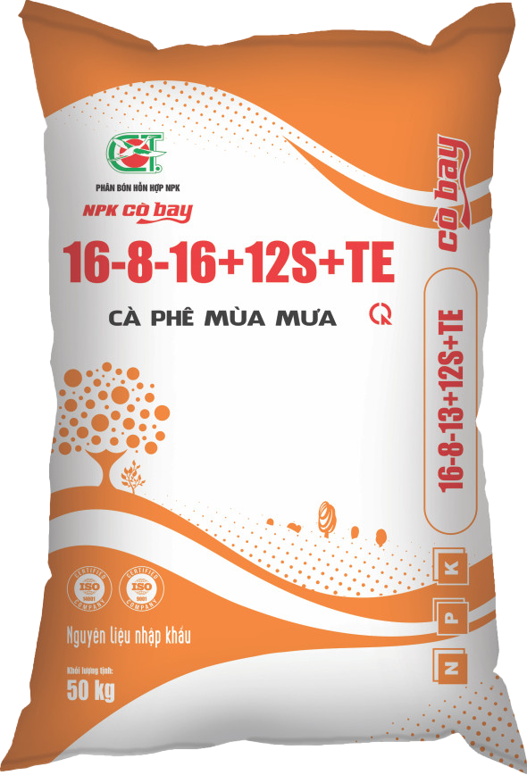 PHÂN NPK 16-8-16+12S+TE