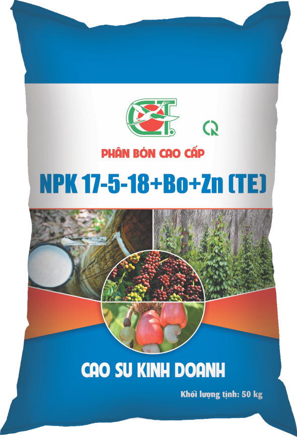 PHÂN BÓN 17-5-18+6S+TE