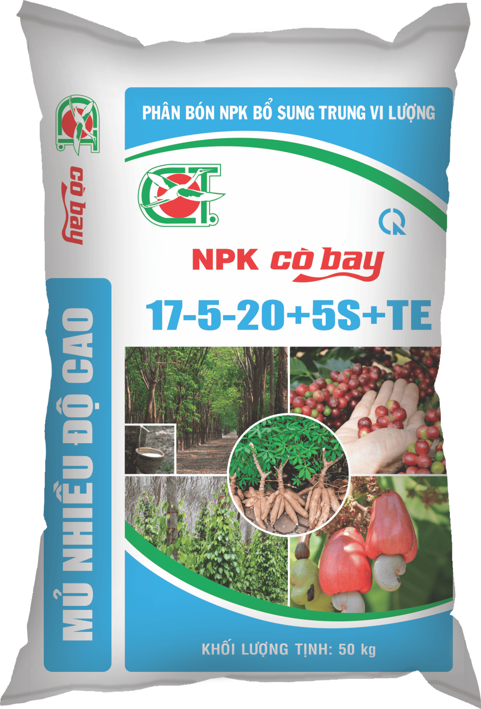 PHÂN BÓN 17-5-20+5S+TE