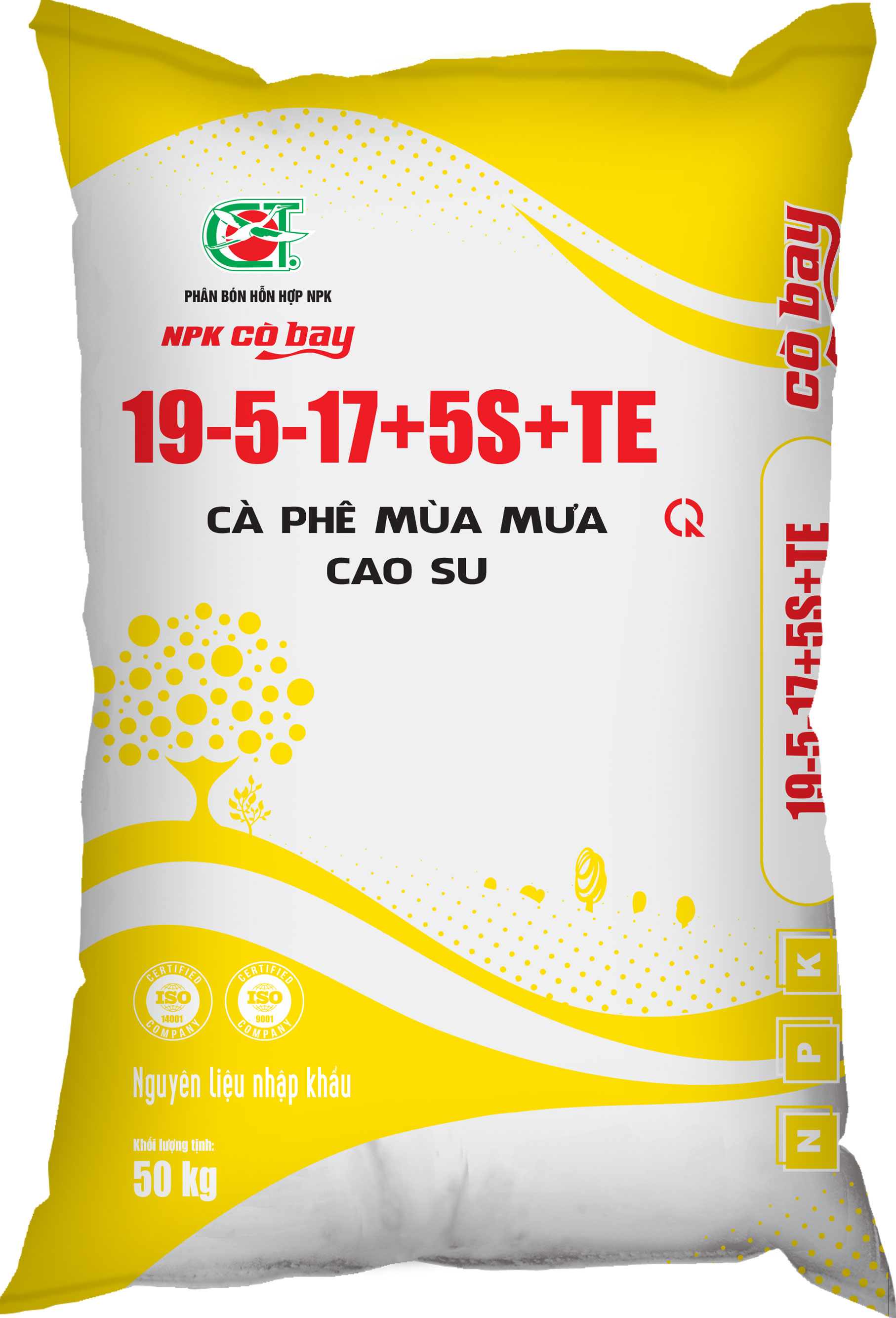 PHÂN BÓN NPK 19-5-17+5S+TE