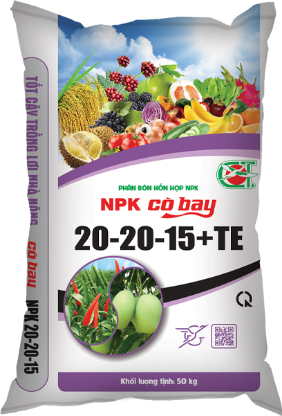 PHÂN BÓN NPK 20-20-15+TE