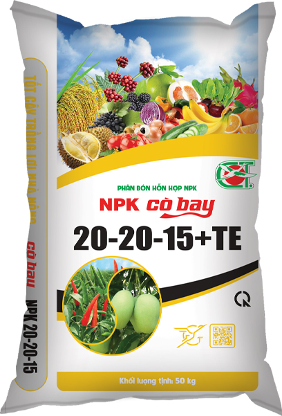 PHÂN BÓN NPK 20-20-15+TE