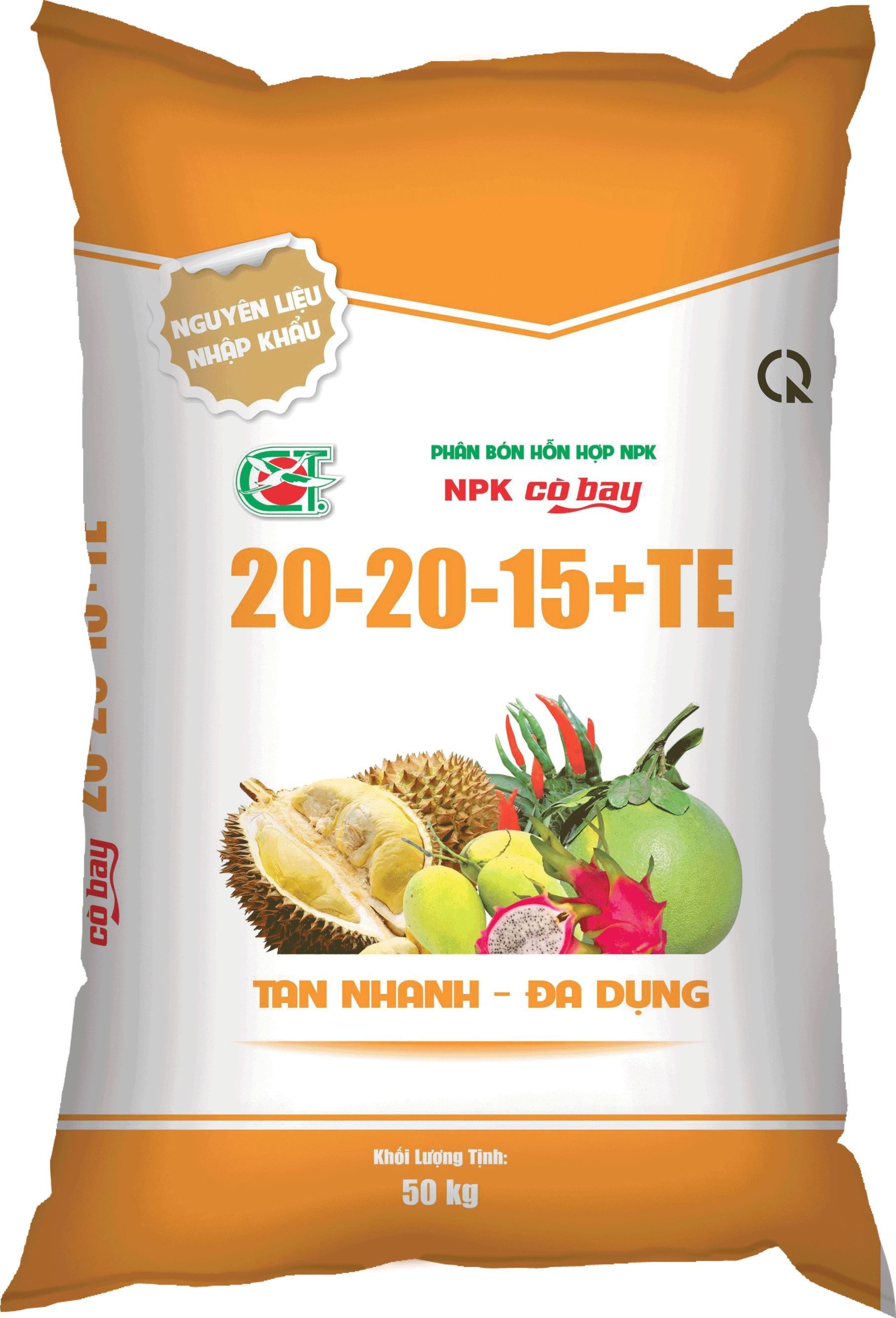 PHÂN BÓN NPK 20-20-15+TE