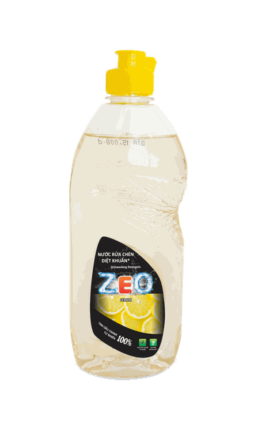 Nước rửa chén ZeO 390ml - Chanh vàng