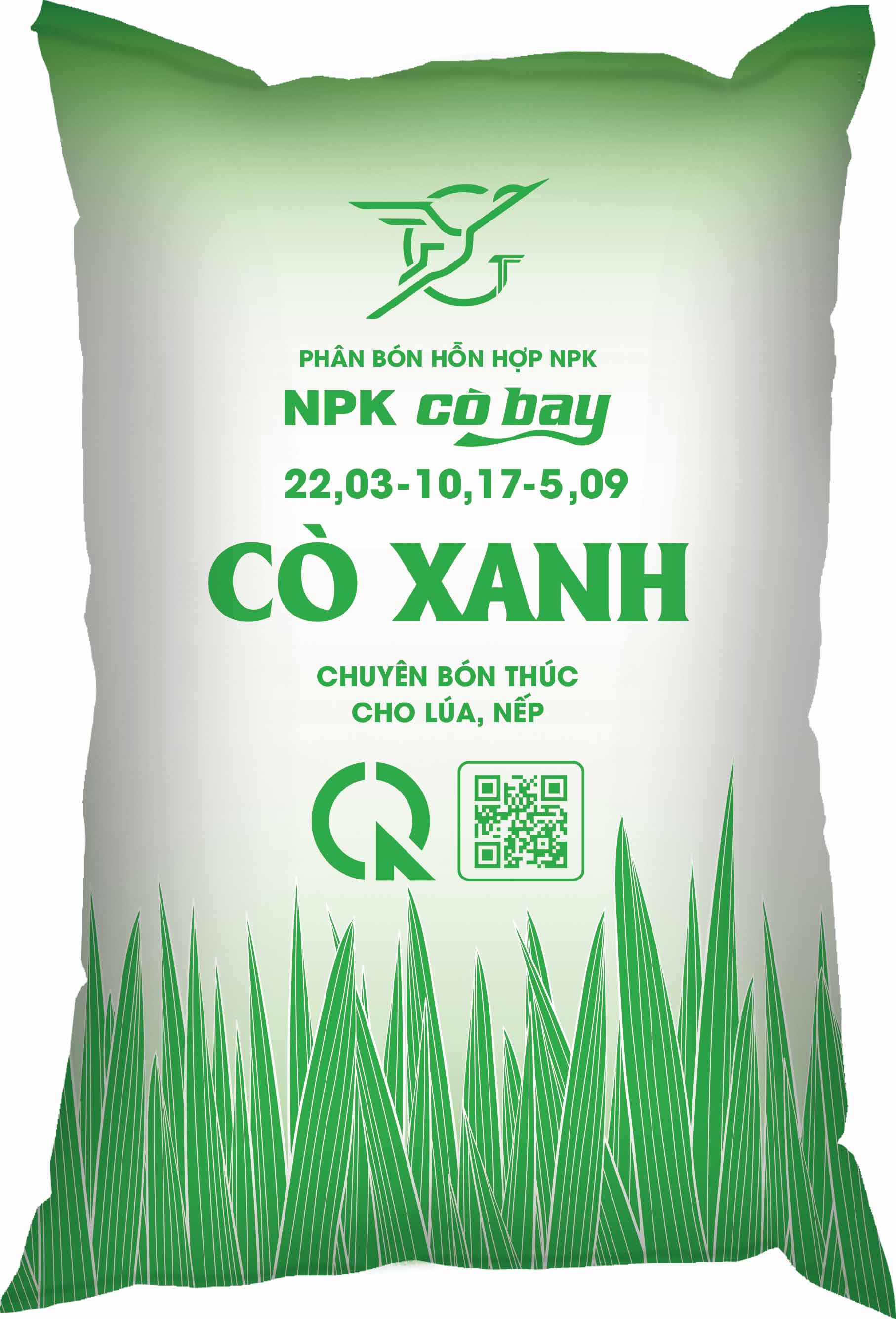 PHÂN BÓN NPK CÒ XANH 22-10-5