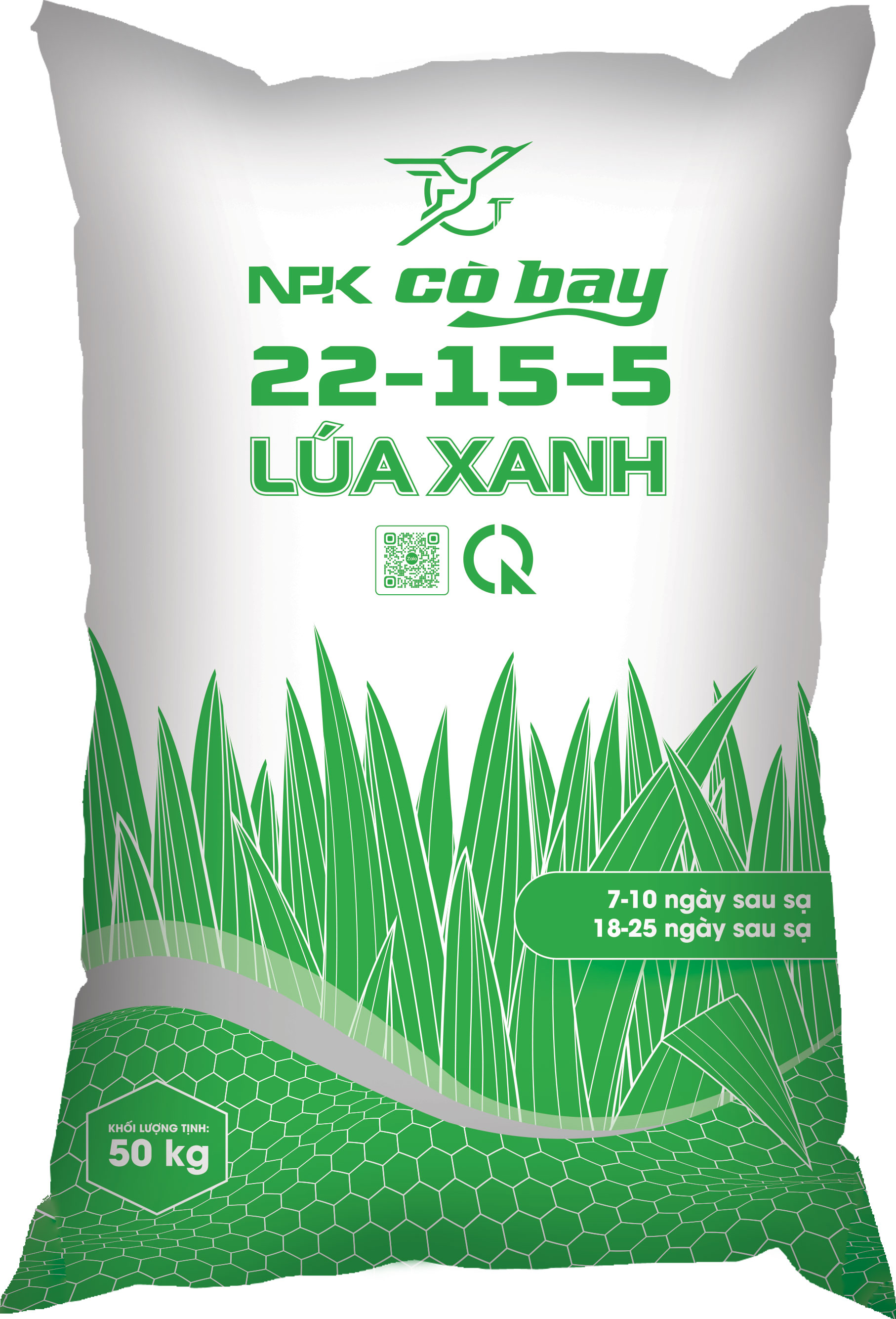 PHÂN BÓN NPK 22-15-5 LÚA XANH