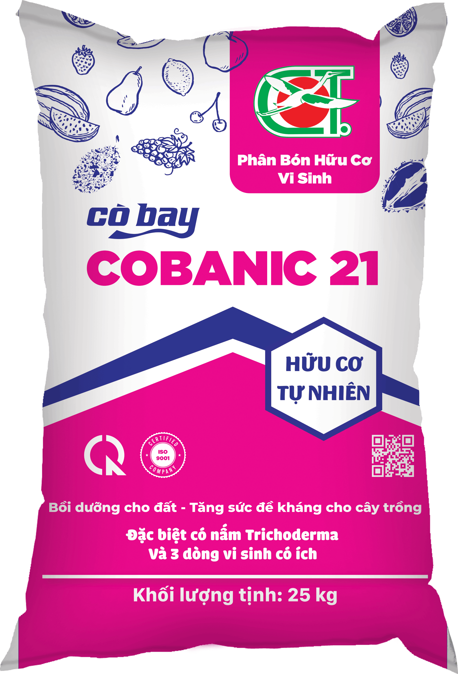 PHÂN BÓN HỮU CƠ VI SINH COBANIC 21
