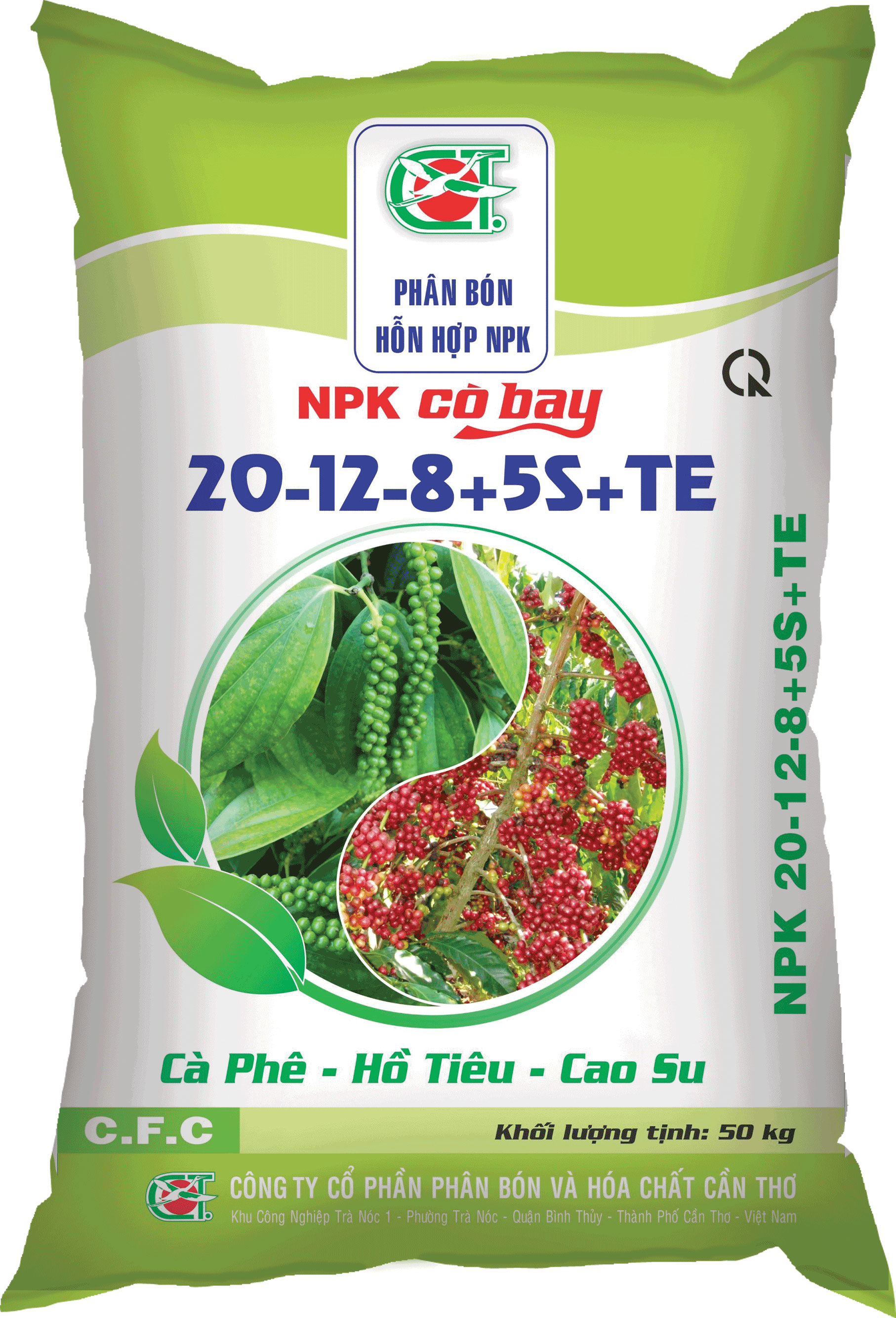 PHÂN BÓN NPK 20-12-8+5S+TE