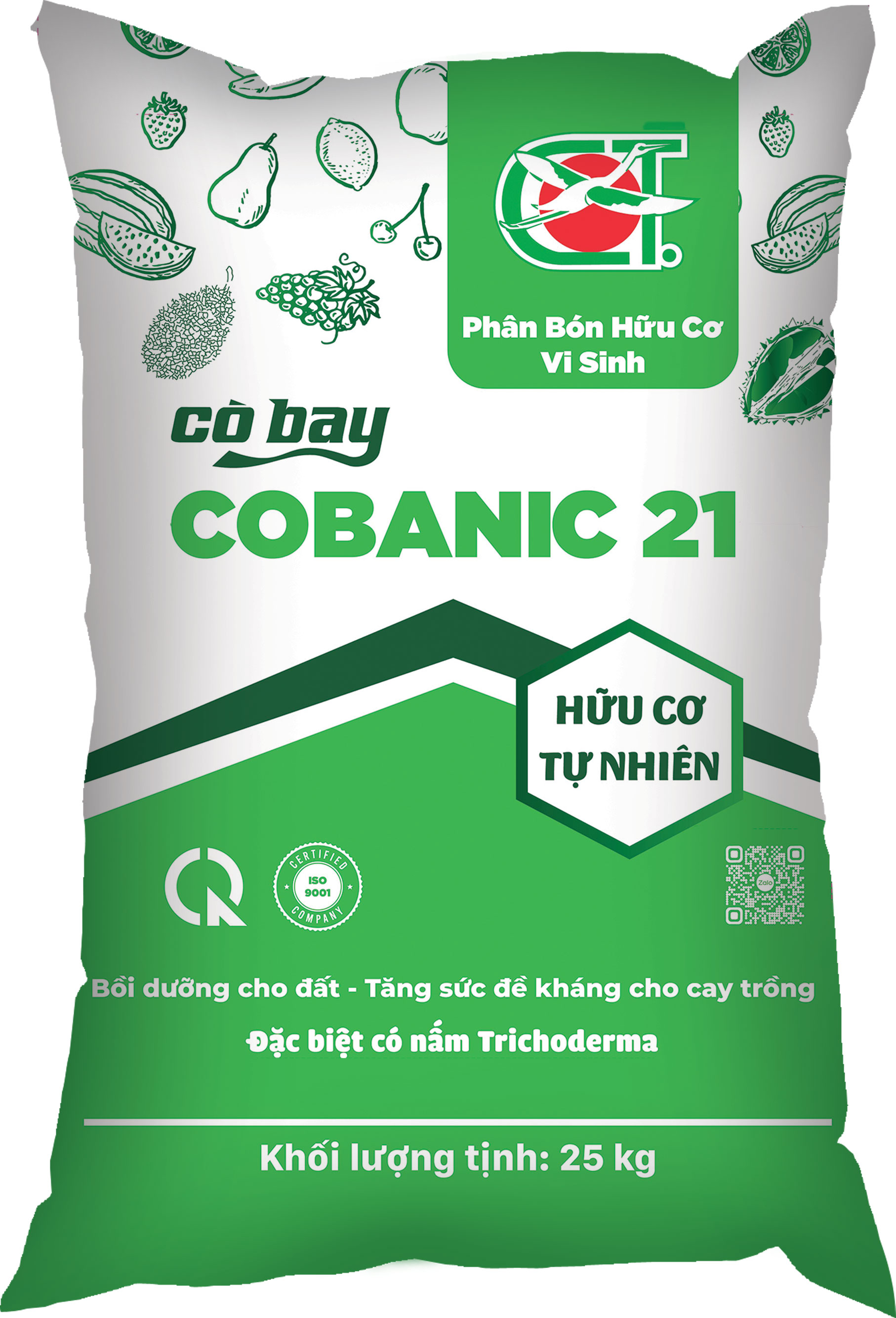 PHÂN BÓN HỮU CƠ VI SINH COBANIC 21