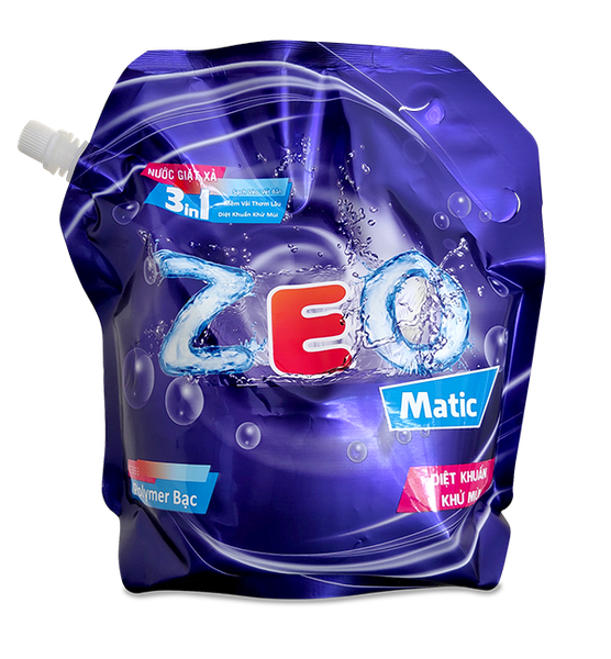 Nước giặt xả ZeO 3in1 - Túi 2,2kg