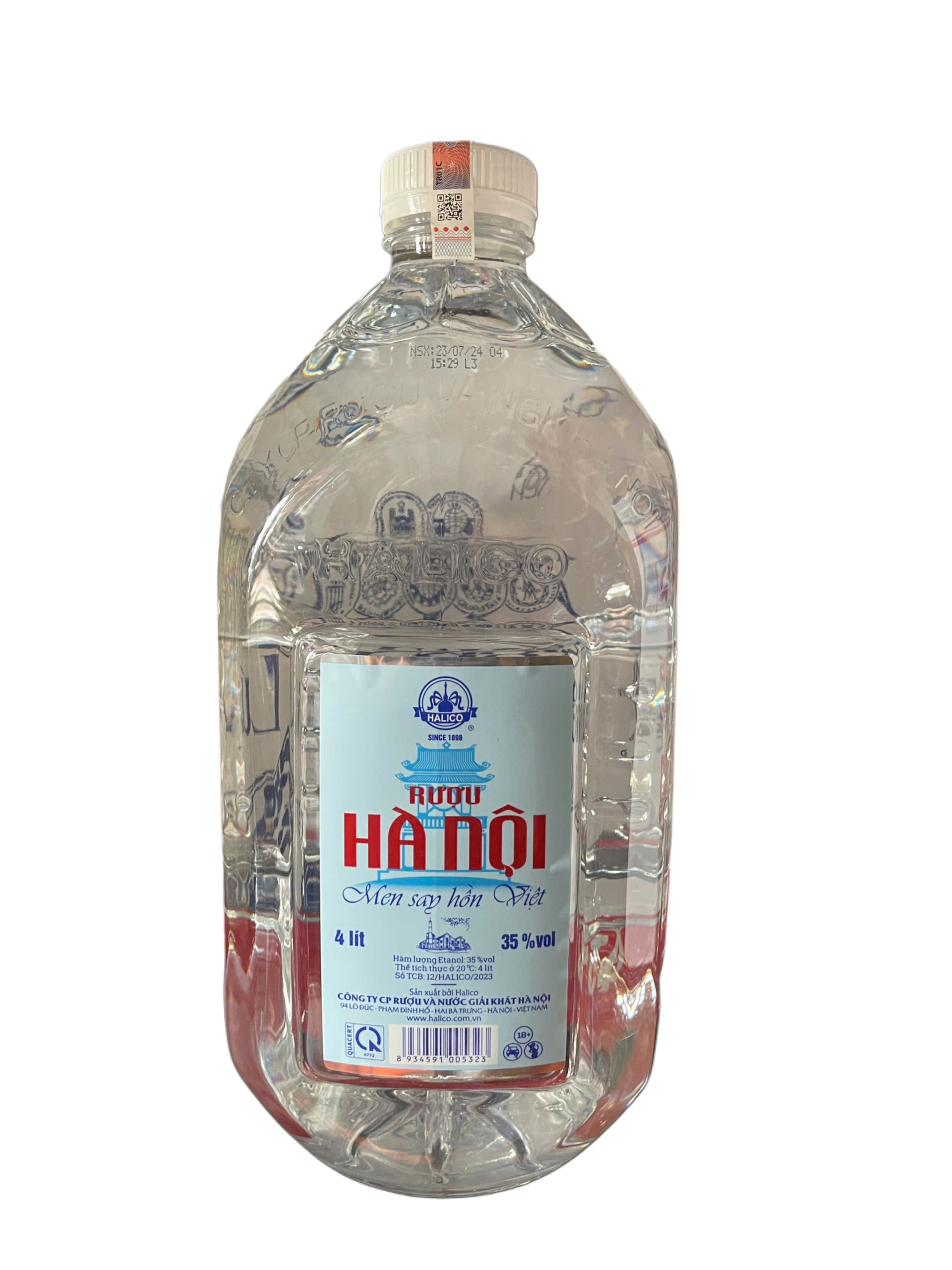 Rươu HÀ NỘI 35% 4 Lít