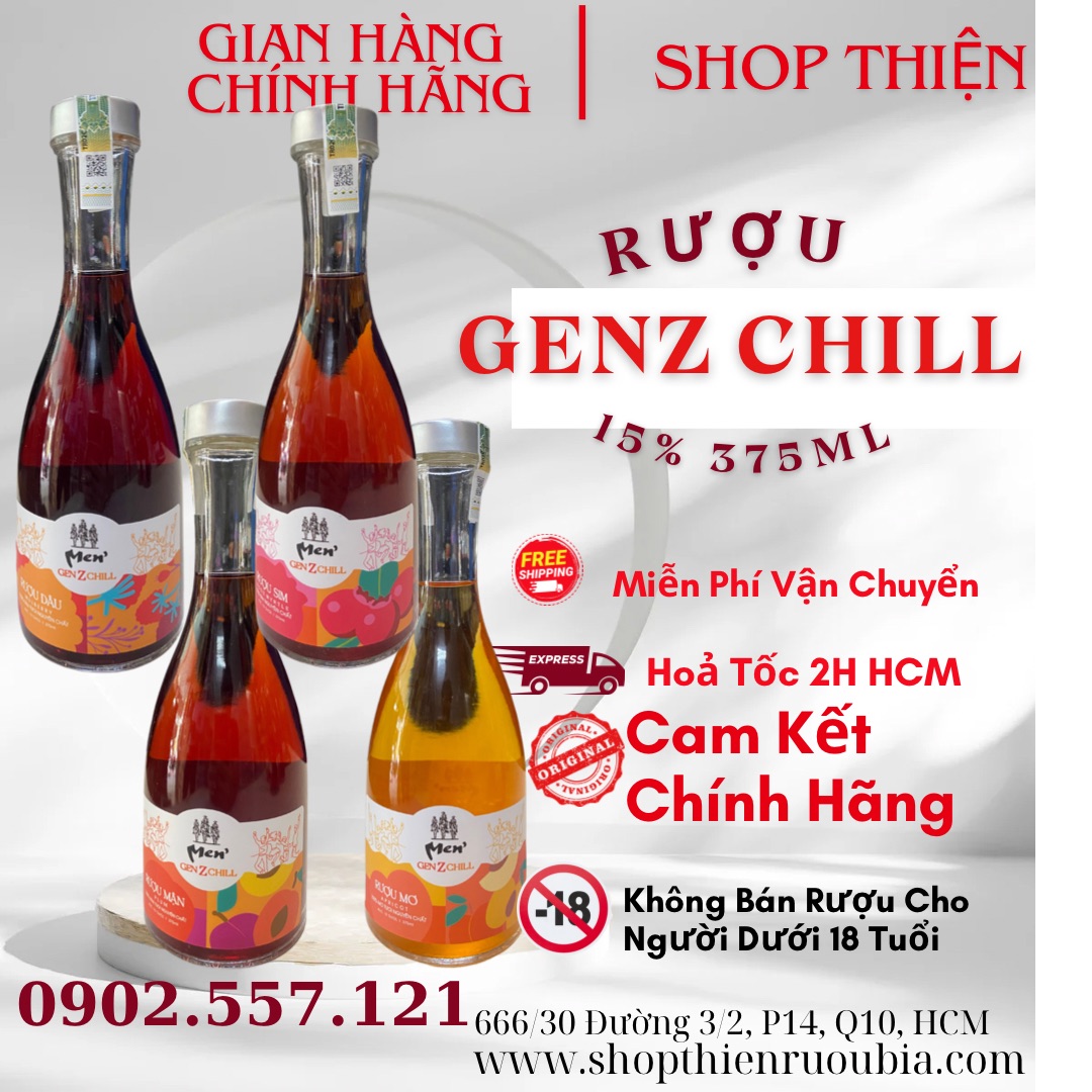Rượu GENZ CHILL 15% 375ml