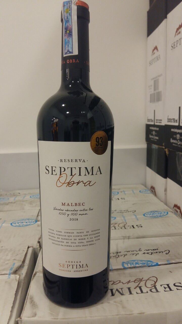 Rượu Vang Septima Obra Malbec Reserva 750ml