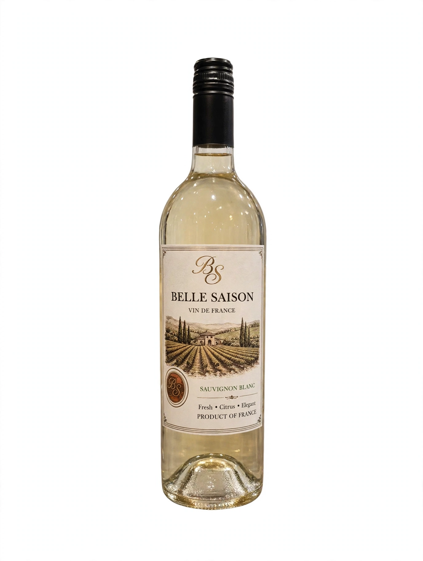 Vang Pháp Belle Saison Sauvignon Blanc - Vin de France - 12% - 750ml