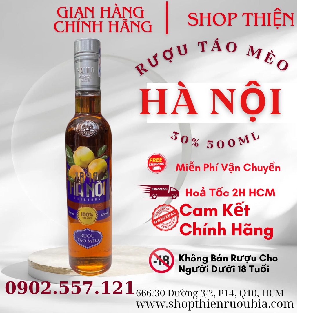 Rượu Táo Mèo Hà Nội 30% 500ml